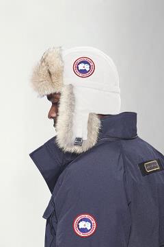 Accesorios Canada Goose Hombre México - Aviator Gorros Blancos RV9276301